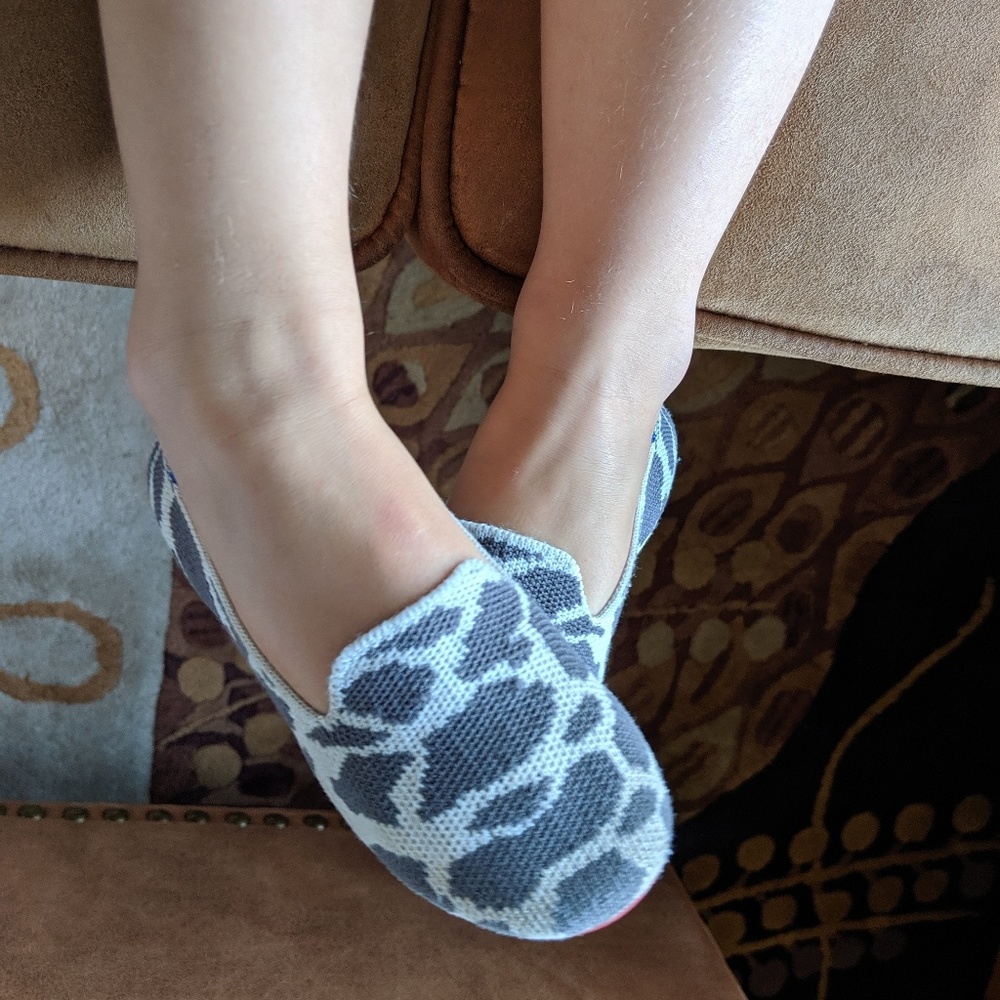 Rothy's size 11 cow print